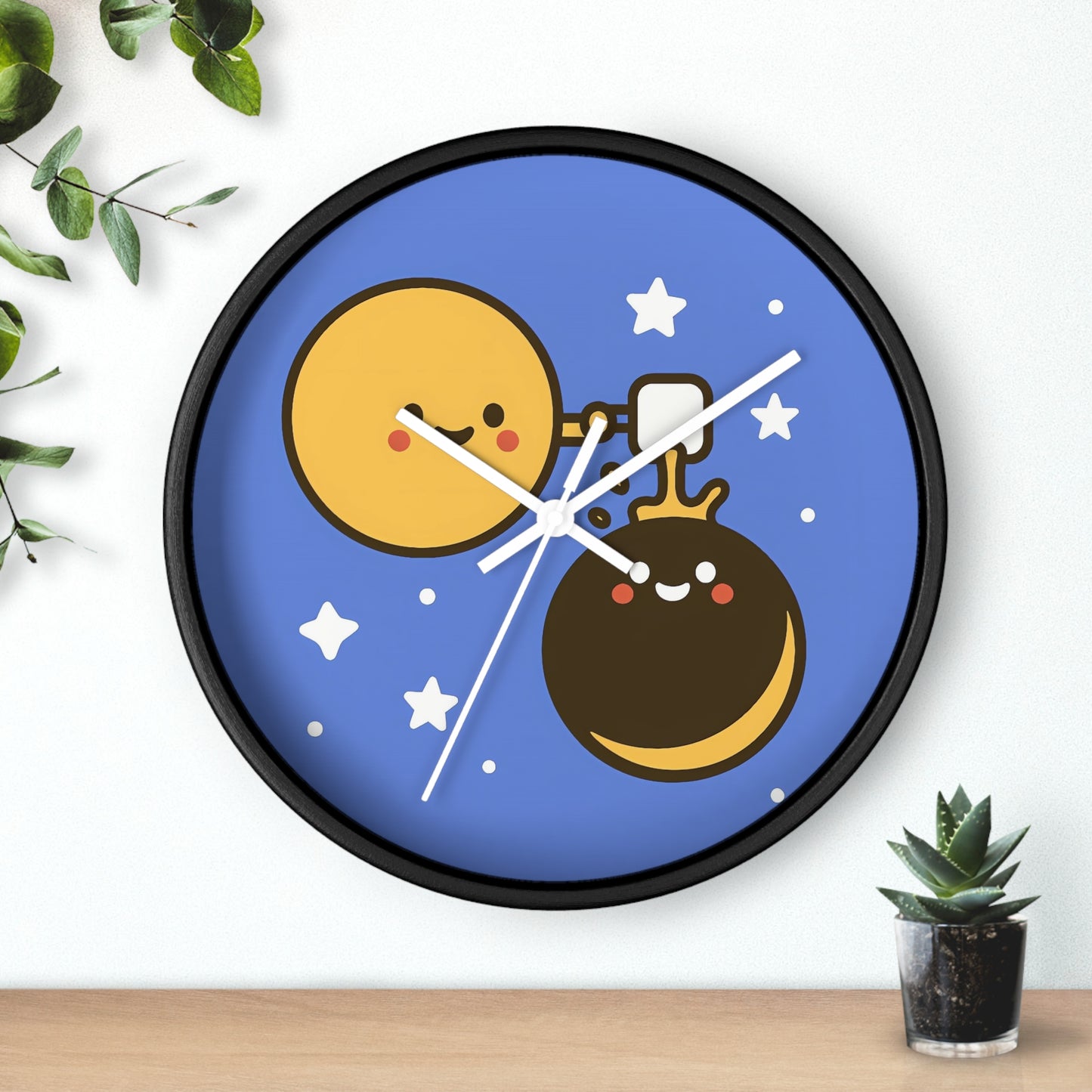 Sun and Moon Planetary Wall Clock