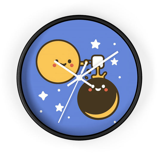 Sun and Moon Planetary Wall Clock